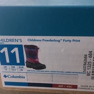 Children’s Columbia boots size 11